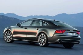 Audi A7 s elegantním exteriérem.