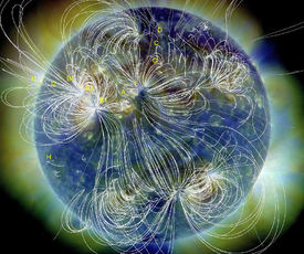 Magnetické pole Slunce.