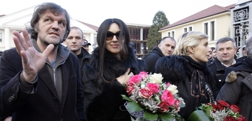 Emir Kusturica se slavnou herečkou Monicou Bellucciovou.