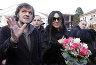 Emir Kusturica se slavnou herečkou Monicou Bellucciovou.