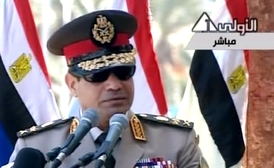 Šéf egyptské armády Abdal Fatah Sisi.