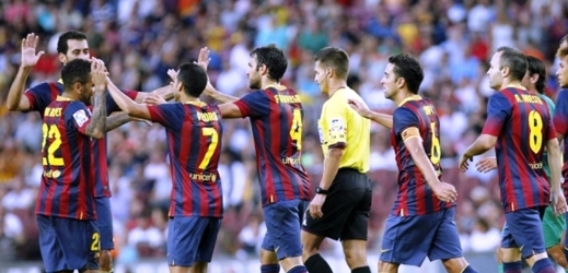 Fotbalisté Barcelony v prvním kole španělské ligy potupili Levante 7:0.