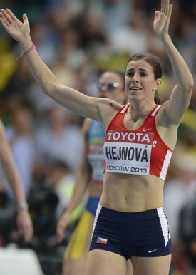 Překážkářka Zuzana Hejnová se zasloužila o jednu ze dvou zlatých medailí.