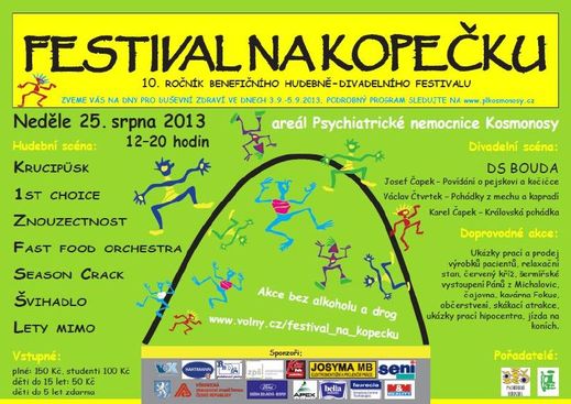 Program Festivalu Na Kopečku.