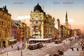 Vídeň na historické pohlednici.