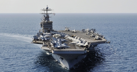 USS Truman operuje ve Středozemním moři. 