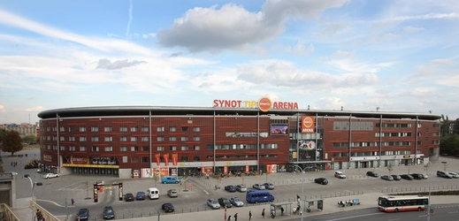 Stadion v pražském Edenu, kde se v pátek odehraje Superpohár UEFA.