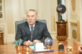 Kazašský prezident Nursultan Nazarbajev.