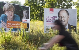 Merkelová zatím svého protivníka Peera Steinbrücka zcela zastiňuje.