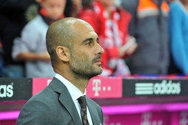 Trenér Bayernu Pep Guardiola.