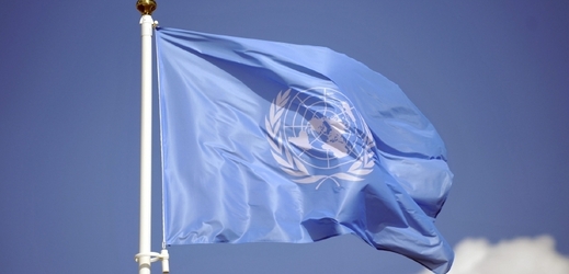 Vlajka OSN. 