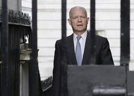 Británie rezoluci umožňující zásah proti Sýrii v RB OSN neprosadila. Na snímku ministr zahraničí William Hague.