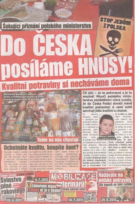 Deník Blesk, strana 4, 30.8.2013.