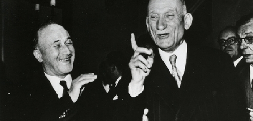 Robert Schuman (vpravo) a Jean Monet.