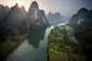Řeka Li, Čína. (Foto: Profimedia.cz/George Steinmetz/Corbis)