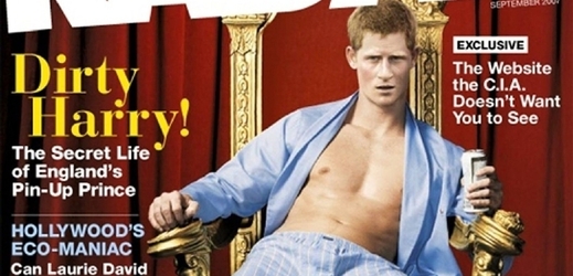 Princ Harry na kontroverzní fotografii časopisu Radar.