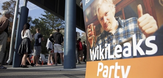 Zakladatel kontroverzního serveru WikiLeaks Julian Assange.