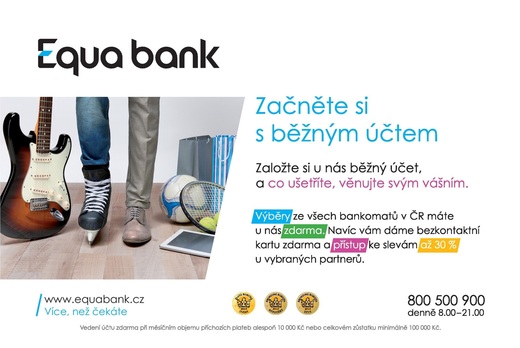 Kampaň Equa bank.