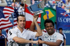 Radek Štěpánek má formu. Na US Open zvítězil v mužské čtyřhře po boku Inda Paese.