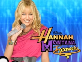 Miley Cyrusová jako Hannah Montana.