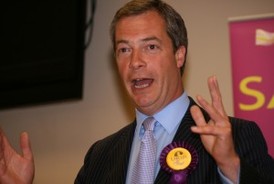 Vůdce UKIP Nigel Farage.