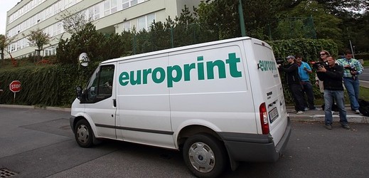 Europrint během razie.