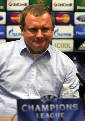 Trenér Viktorie Plzeň Pavel Vrba.