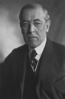 Woodrow Wilson, 1919.
