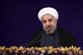 Nový íránský prezident Hasan Rúhání.