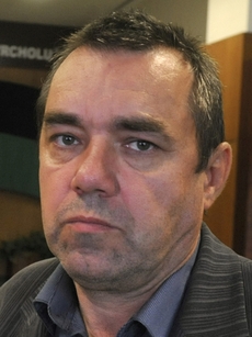 Předseda Sdružení hornických odborů OKD Jaromír Pytlík.