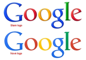 Staré a nové logo Googlu.