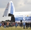 Jedním z lákadel je obří transportní letoun An-124 Ruslan (na snímku).