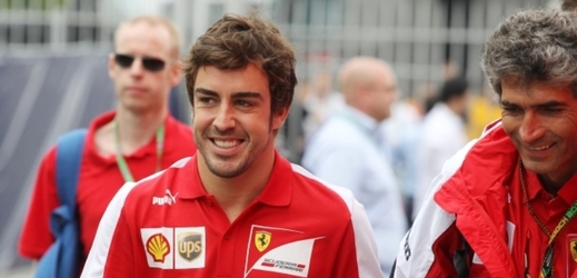 Pilot formule 1 Fernando Alonso. 