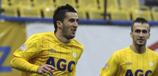 Nejlepší teplický i ligový střelec Aidin Mahmutovič dal proti Příbrami dva góly.