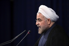 Íránský prezident Hasan Ruhání.