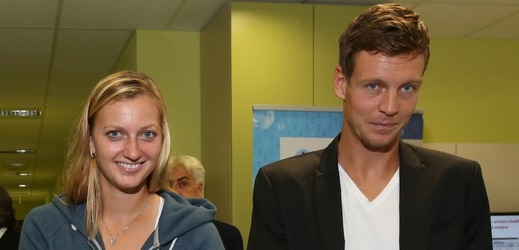 Petra Kvitová a Tomáš Berdych.