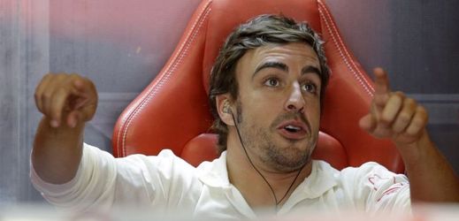 Pilot formule 1 Fernando Alonso. 