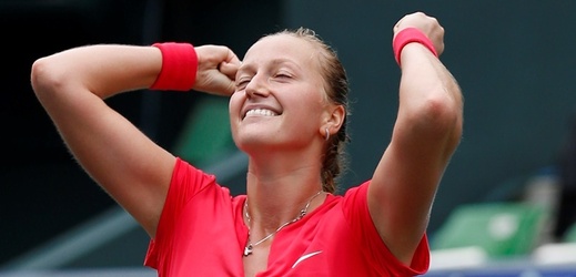 Tenistka Petra Kvitová natáhla svoji vítěznou šňůru na sedm zápasů. 