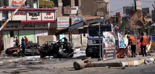 Bombový útok v Bagdádu, 30. září 2013.