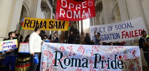 Pochod romské hrdosti Roma Pride 2013.