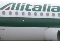 Letadlo společnosti Alitalia.
