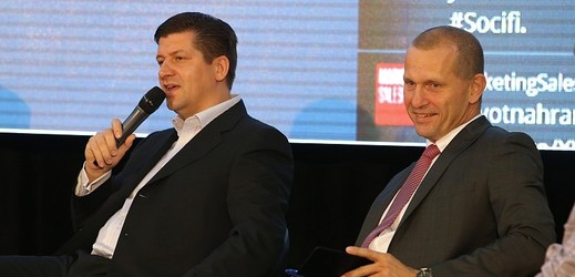 Jan Andruško a Jaromír Soukup na konferenci Život na hraně.