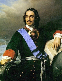 Pojítko mezi Rusy a Holanďany - car Petr I. Veliký.