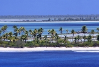 Průměrná nadmořská výška Kiribati je dva metry.