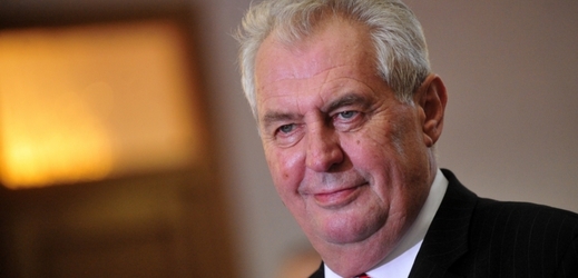 Prezident Miloš Zeman.