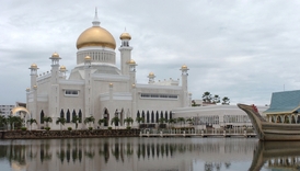 Mešita v hlavním městě Bruneje.