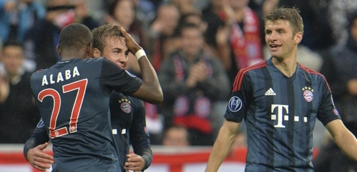 Radost hráčů Bayernu.