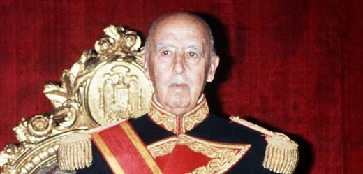 Francisco Franco v lednu 1975.