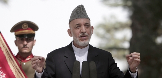 Afgánský prezident Hamíd Karzáí.