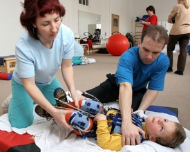Rehabilitační centrum Adeli ve slovenských Piešťanech - léčí se zde děti postižené dětskou mozkovou obrnou.